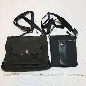 2x COACH Vintage Crossbody Purses